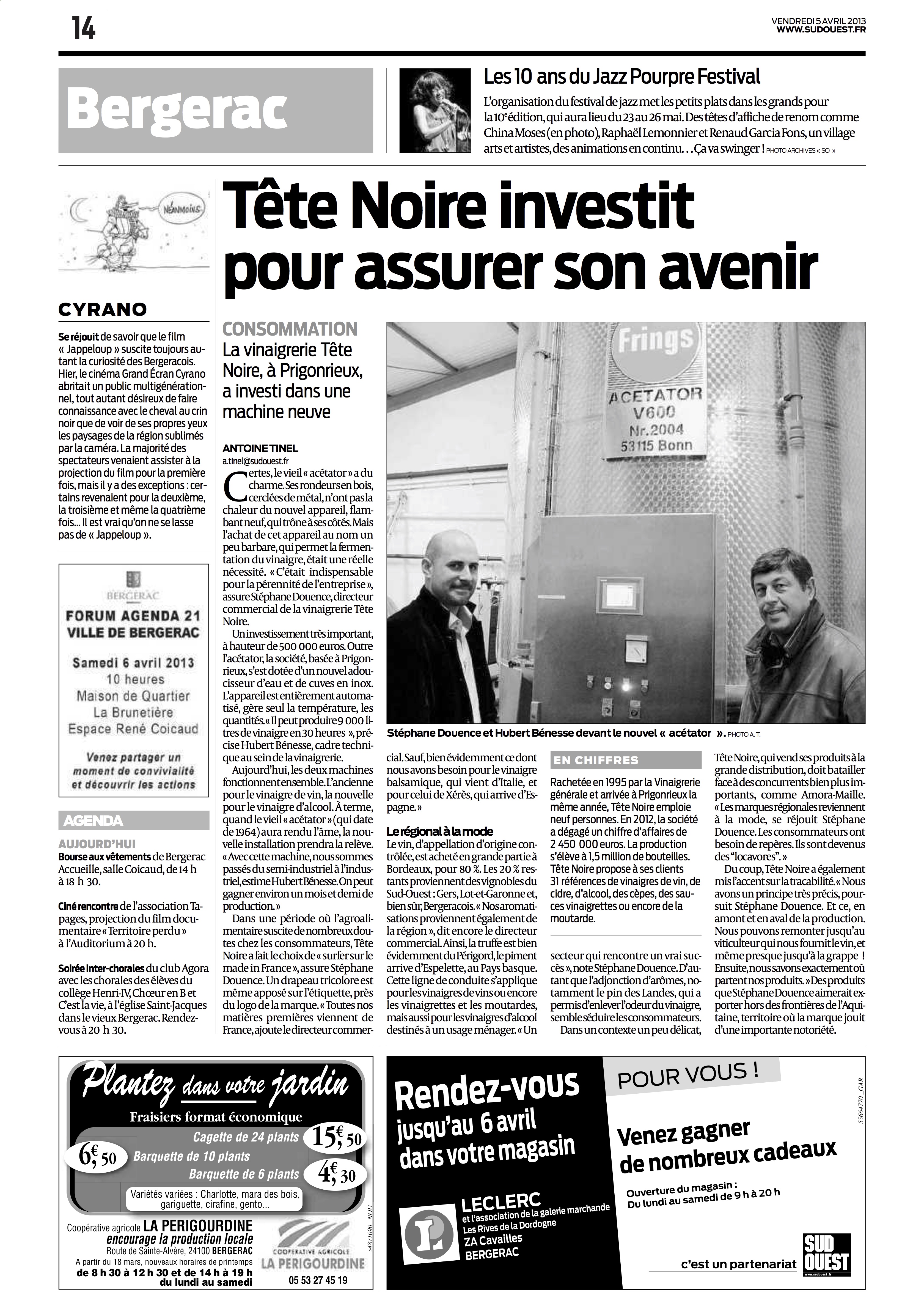 Article Tete Noire